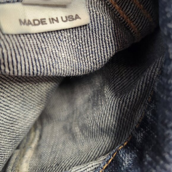 Y2K Vintage 1969 Pleated Genuine Jean Jacket Size Small (Made in the US) - Picture 8 of 13